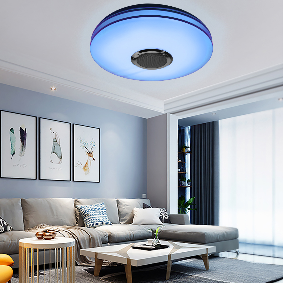 Find LED RGB Music Ceiling Lamp bluetooth APP+Remote Control Children's Room Bedroom for Sale on Gipsybee.com with cryptocurrencies