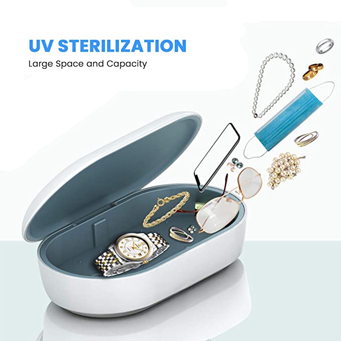Find Portable UV Sanitizer Box UV Sanitizer Wireless Charger Phone Cleaner Disinfection Box for Phone Brush and Accessories for Sale on Gipsybee.com with cryptocurrencies