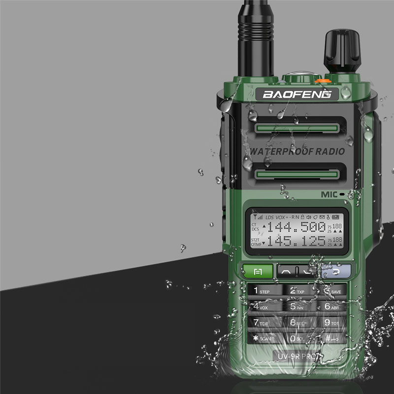 Find BAOFENG UV-9R Pro 20W IP68 Waterproof Walkie Talkie Dual Band 136-174/400-480MHz Portable Two Way Radio for Civilian Outdoor Camping Hunting for Sale on Gipsybee.com with cryptocurrencies