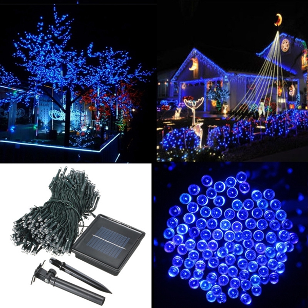Find 500 LED Solar Powered Fairy String Light Garden Party Decor Xmas for Sale on Gipsybee.com with cryptocurrencies