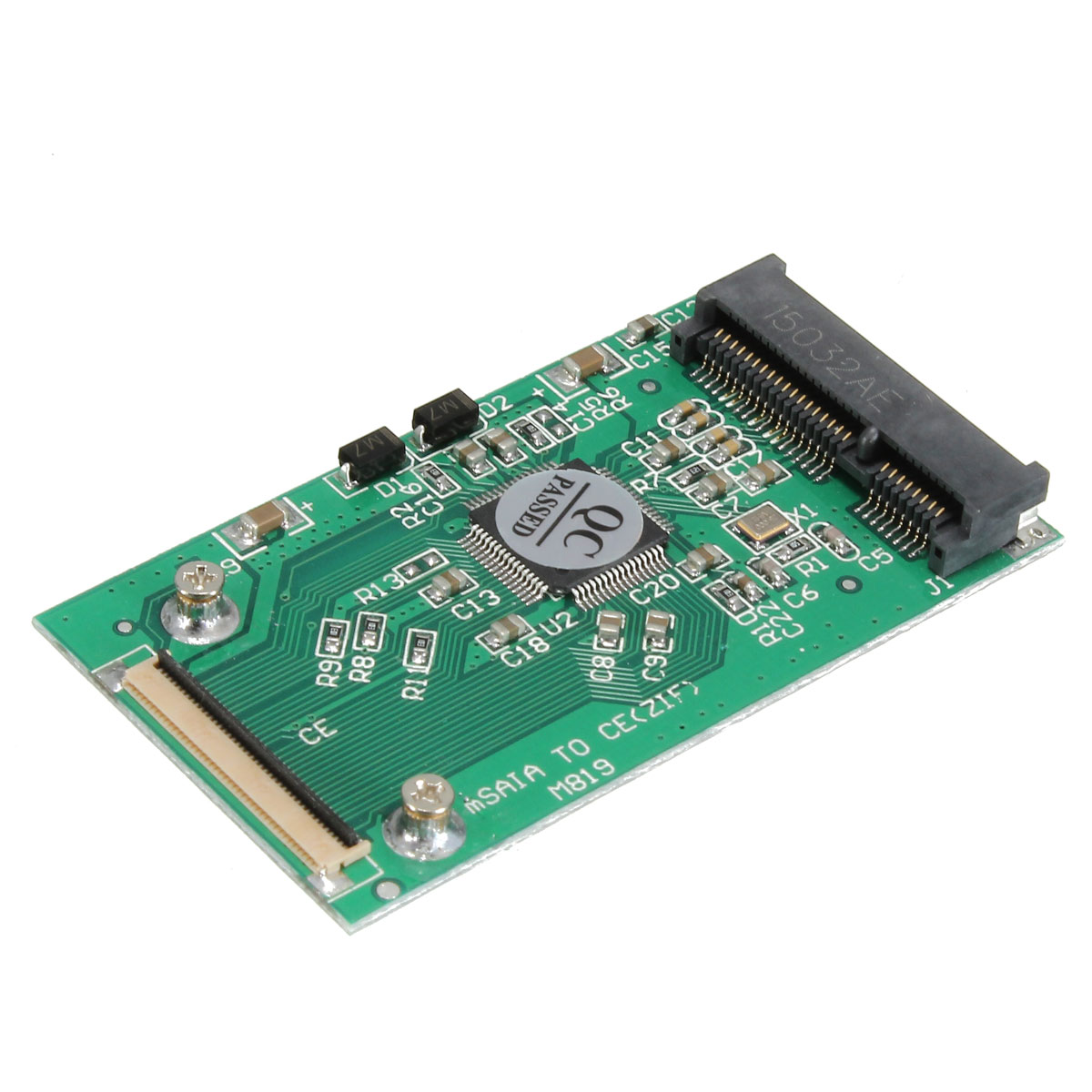 Find mSATA PCI E SSD To 40Pin ZIF CE Adapter Card Converter Card for 3 3V Mini PCI e SSD for Sale on Gipsybee.com with cryptocurrencies