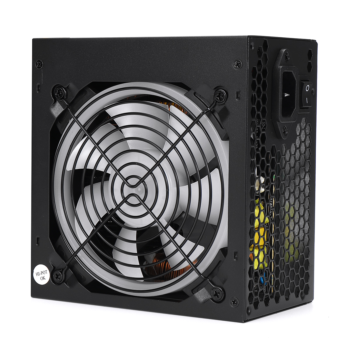 Find 1200W Active ATX 12V PFC Desktop Gaming PC Power Supply 8PIN 2x6PIN Silent Fan with LED Light for Sale on Gipsybee.com with cryptocurrencies