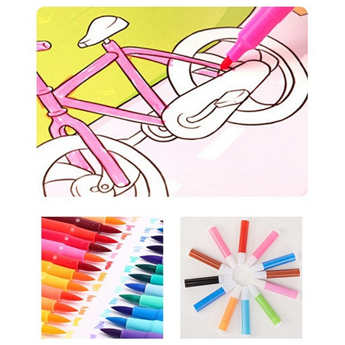 150Pcs Children Drawing WaterColor Pen Kids Art Set Crayon Oil Pastel Painting Tool Art supplies stationery Kit for Student Gift—5