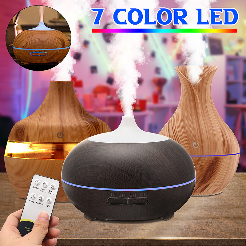 300ml Electric Ultrasonic Air Mist Humidifier Purifier Aroma Diffuser 7 Colors LED USB Charging for Bedroom Home Car Office 3