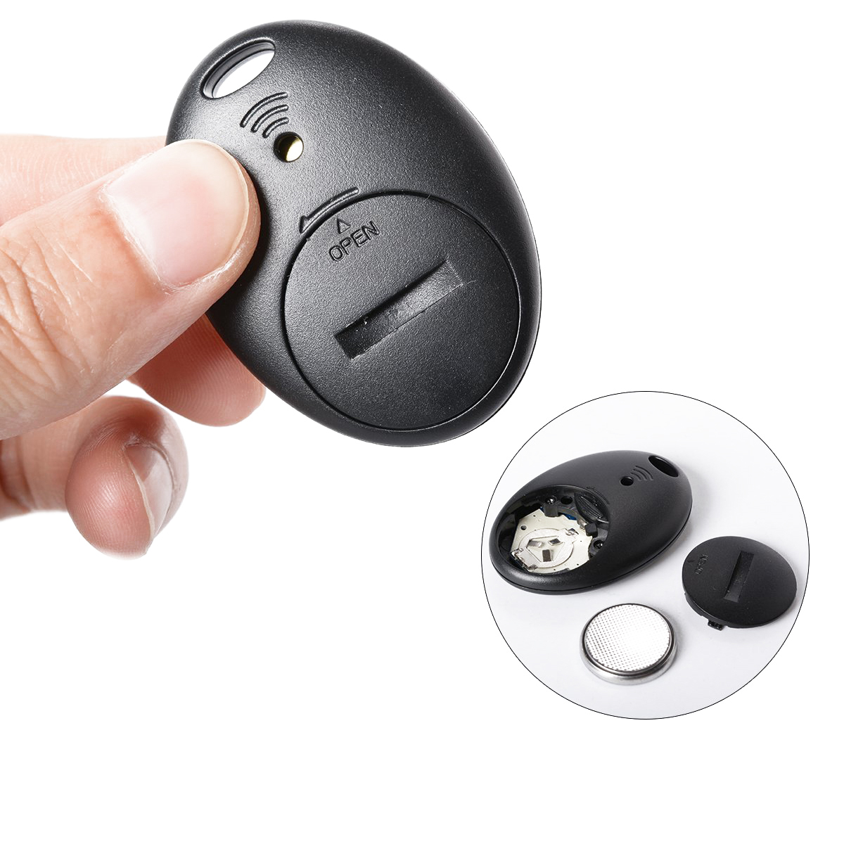 Find Hizek 4-IN-1 Anti-Lost Alarm Smart Tag Wireless Tracker Child Wallet Key Finder Locator with LED Flashlight and 4 Receivers for Sale on Gipsybee.com with cryptocurrencies