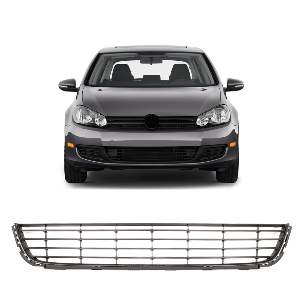 Find VW Golf MK6 2009 2012 Front Lower Centre Bumper Grille Black Insurance Approved for Sale on Gipsybee.com with cryptocurrencies