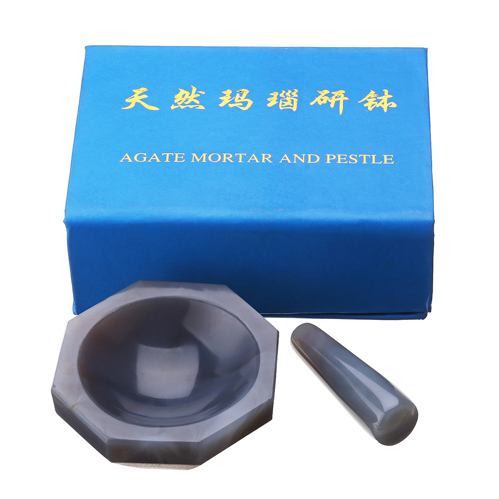 Find 60mm Natural Agate Mortar With Pestle Lab Glassware Mixing Grinder Kit For Pharmaceutical for Sale on Gipsybee.com with cryptocurrencies