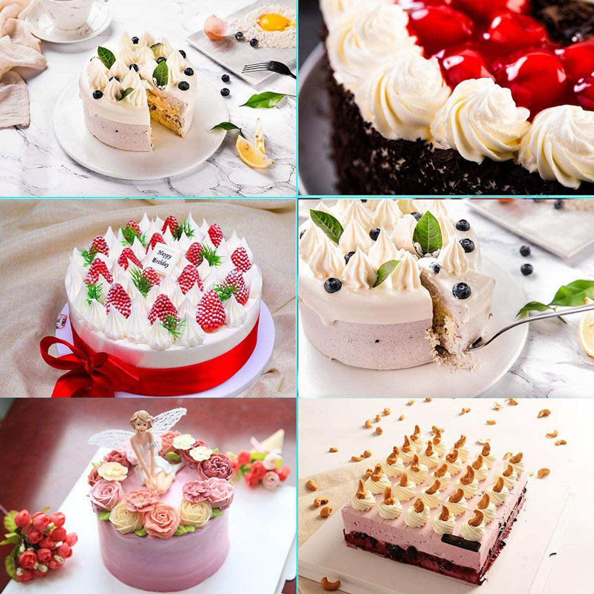 Find 46PCS Cake Turntable Cake Decorating Tools Kit Rotary Table Baking Tool Piping Nozzle Piping Bag Set Baking Supplies Sets for Sale on Gipsybee.com with cryptocurrencies