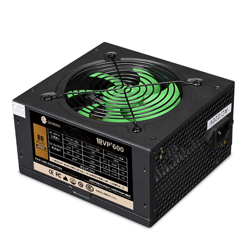 Find GAMEKM ATX 600W PC Power Supply Rated 600W PC Power Supplies Bronze Certification Ative FPC 120MM Cooling Fan for Sale on Gipsybee.com with cryptocurrencies