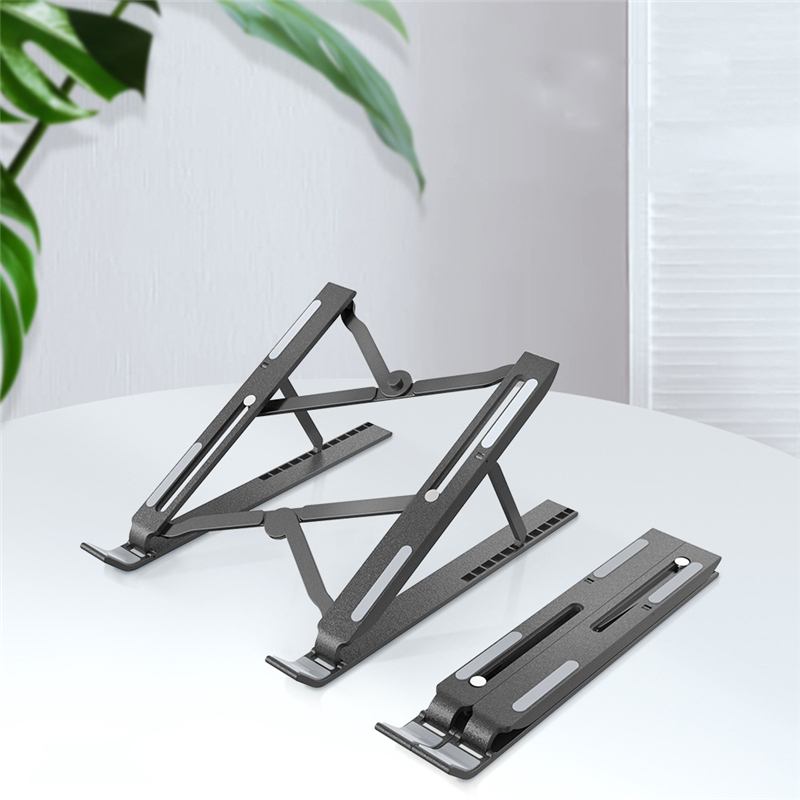 Find Folding Laptop Stand Foldable Portable Base ABS Heat Dissipation 12 Gear Adjustable Computer Elevated Bracket for Sale on Gipsybee.com with cryptocurrencies