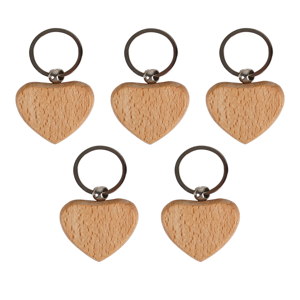 Find TWOTREES 5Pcs Blank Wooden Keychain Diy Wooden Keychain Key Tag Anti Lost Wood Accessories for Laser Engraving for Sale on Gipsybee.com with cryptocurrencies