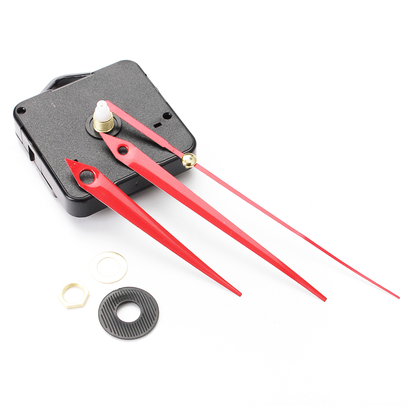 Find 5Pcs DIY Red Triangle Hands Quartz Wall Clock Movement Mechanism for Sale on Gipsybee.com with cryptocurrencies