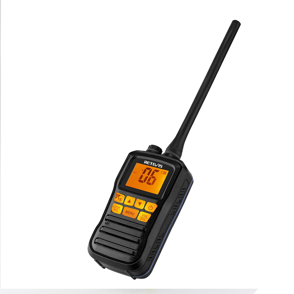 Retevis RM01 3W Ricetrasmettitore Portatile Marino VHF IPX7 Impermeabile Galleggiante 2
