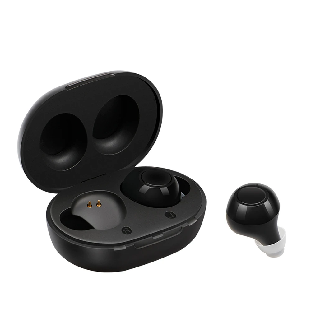 Find Bakeey A39 Portable Rechargeable Smart Touch In Ear Wireless Hearing Aids Sound Amplifier with Charging Case for the Elderly Deafness for Sale on Gipsybee.com