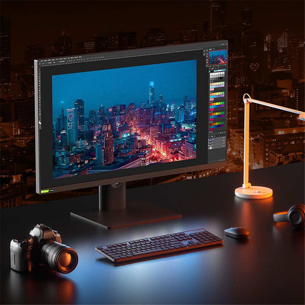 XIAOMI 24.5-Inch IPS Monitor 165Hz G-SYNC Fast LCD 2ms GTG 400cd/㎡ 100% sRGB Wide Color HDR 400 Support Super-Thin Body Home Office Computer Gaming Monitor 5