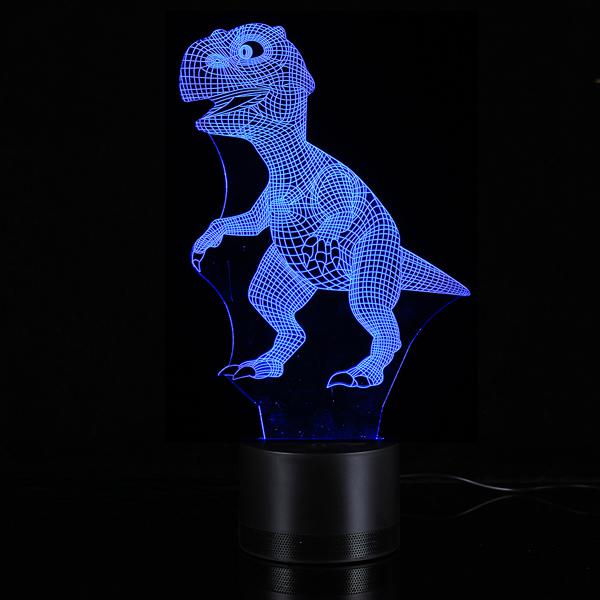 Find 3D Night Light 7 Color Change Dinosaur Acrylic Desk Lamp bluetooth Speakers for Sale on Gipsybee.com with cryptocurrencies