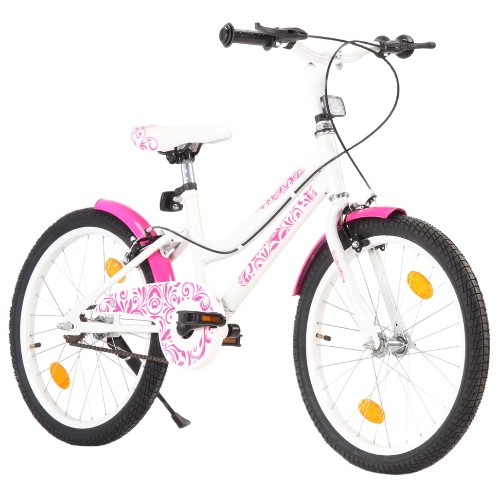 Find EU Direct 20 inch Kids Bike Girls Children Bicycle Pink and White for Sale on Gipsybee.com with cryptocurrencies