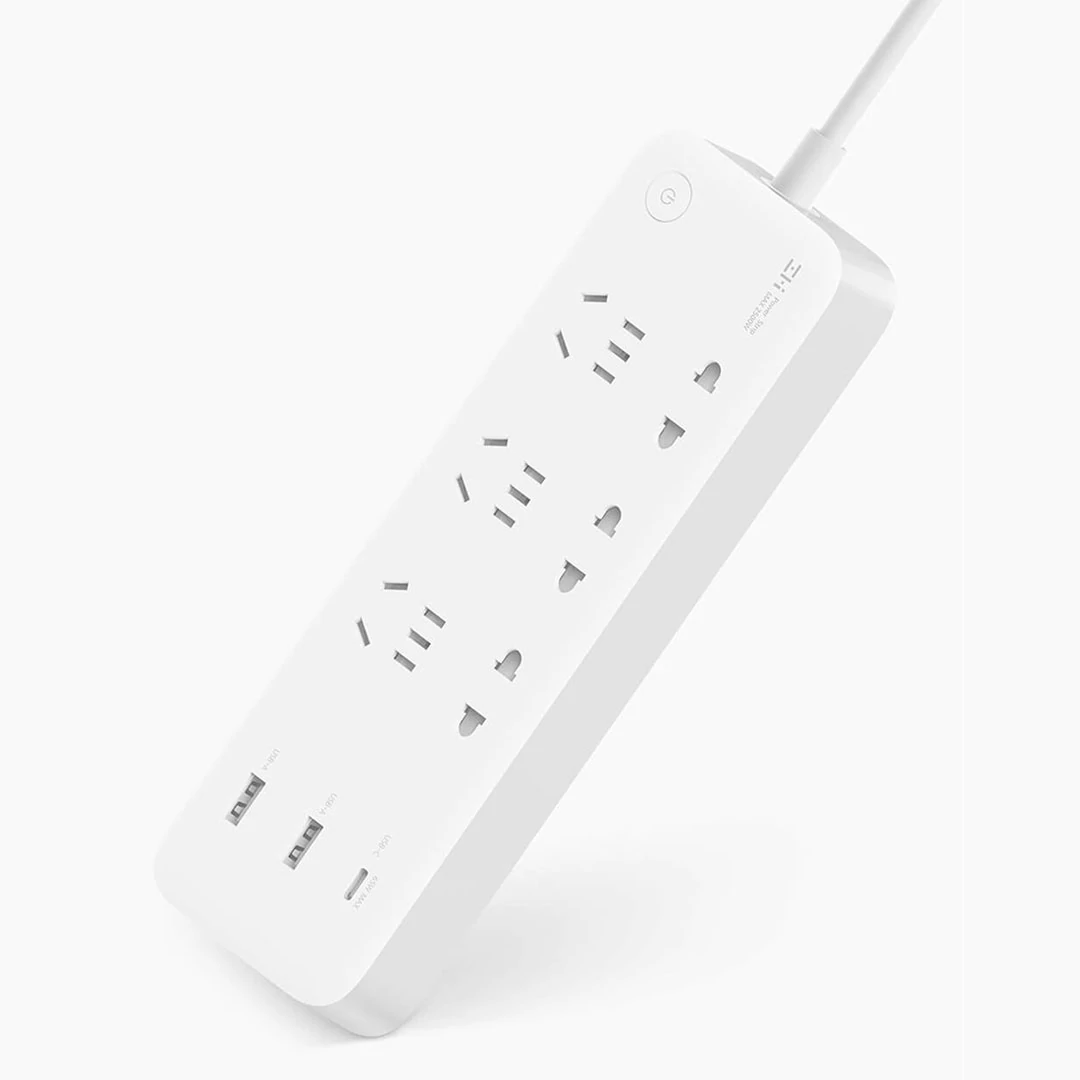 Find ZMI CXP01 2500W Power Strip Socket USB Charger With 3 AC Outlets / 65W USB C PD / 18W 2 USB A CN Plug Fast Charging For iPhone 13 Pro Max 13 Mini For OnePlus 9Pro For Xiaomi MI10 for Sale on Gipsybee.com