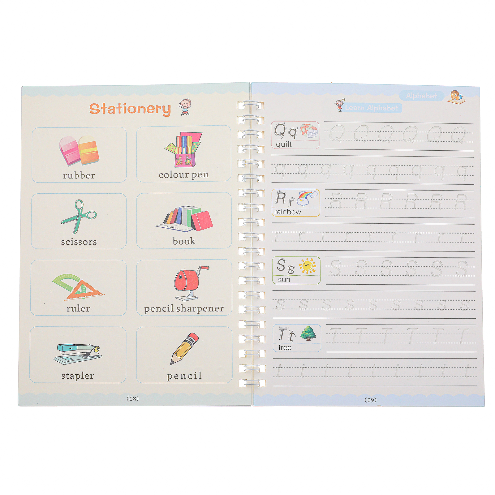 Find 8pcs Magic Practice Copybook for Kids Chanarily English Magic Calligraphy Reusable Handwriting Copybook Writing Practice Book with Magic Pens for Sale on Gipsybee.com with cryptocurrencies