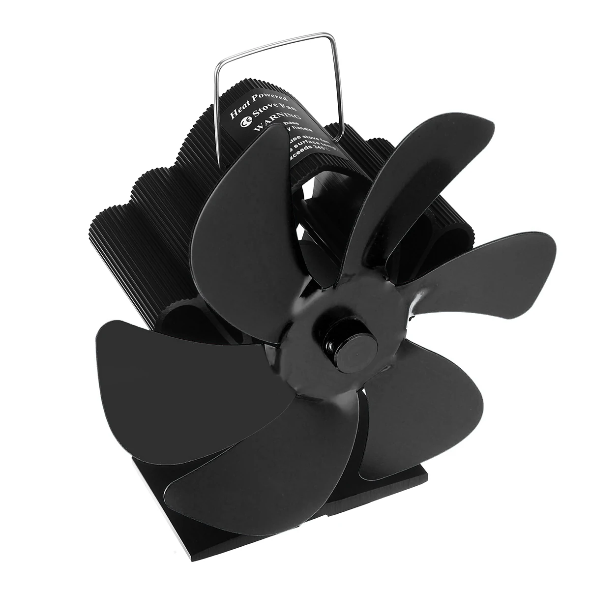 Find AUGIENB 6 Blades Wood Stove Fan Heat Self Powered Burner Fireplace Fan Eco Heater Silent for Sale on Gipsybee.com