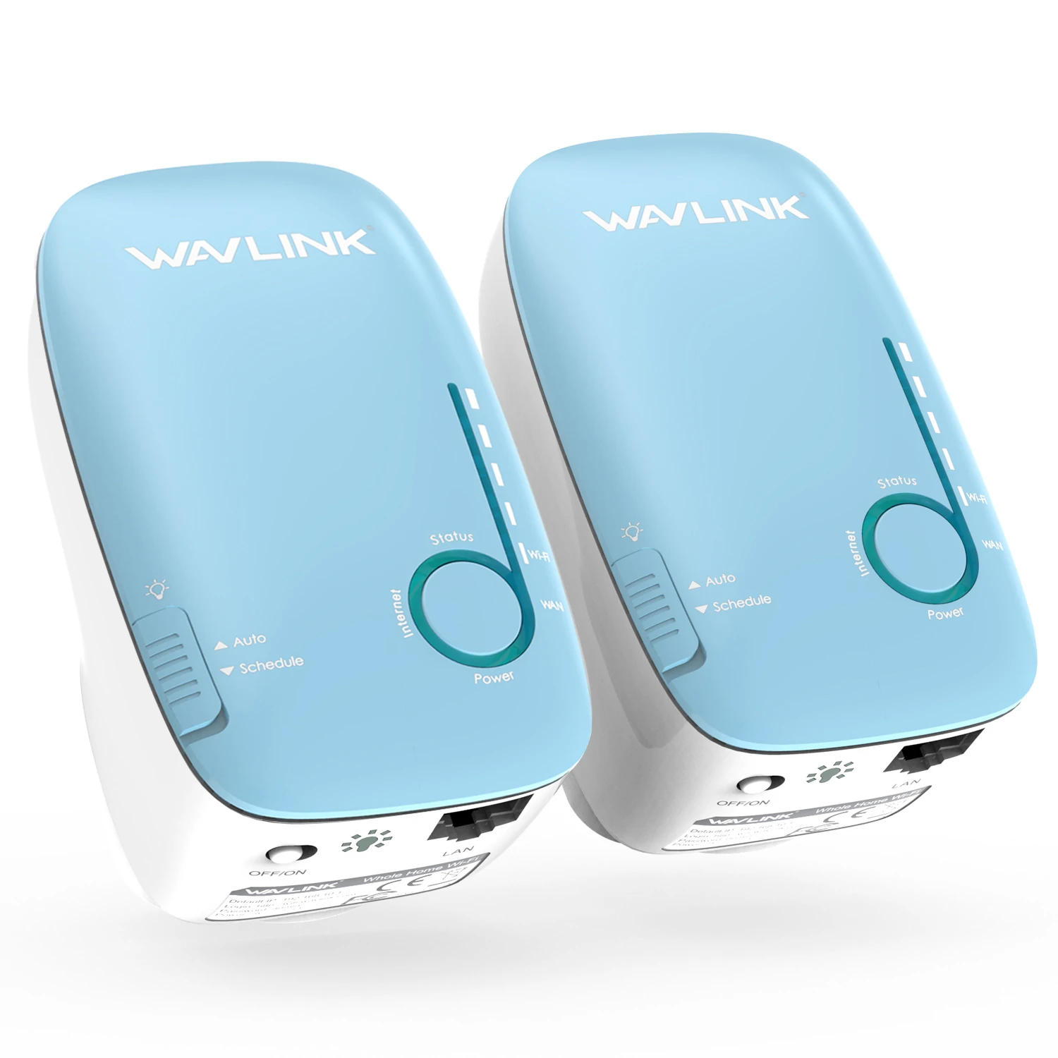 Find Wavlink WL WN576K2 Wifi Router Dual Band Network Router 1200M WiFi Mesh Networking 2 Pack AC1200 Hal Glow Whole Home Wall Plug for Sale on Gipsybee.com