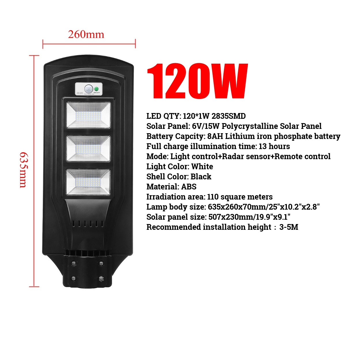 Find 3000W LED Solar Street Light Flood Light Motion Sensor Remote Outdoor Garden for Sale on Gipsybee.com with cryptocurrencies