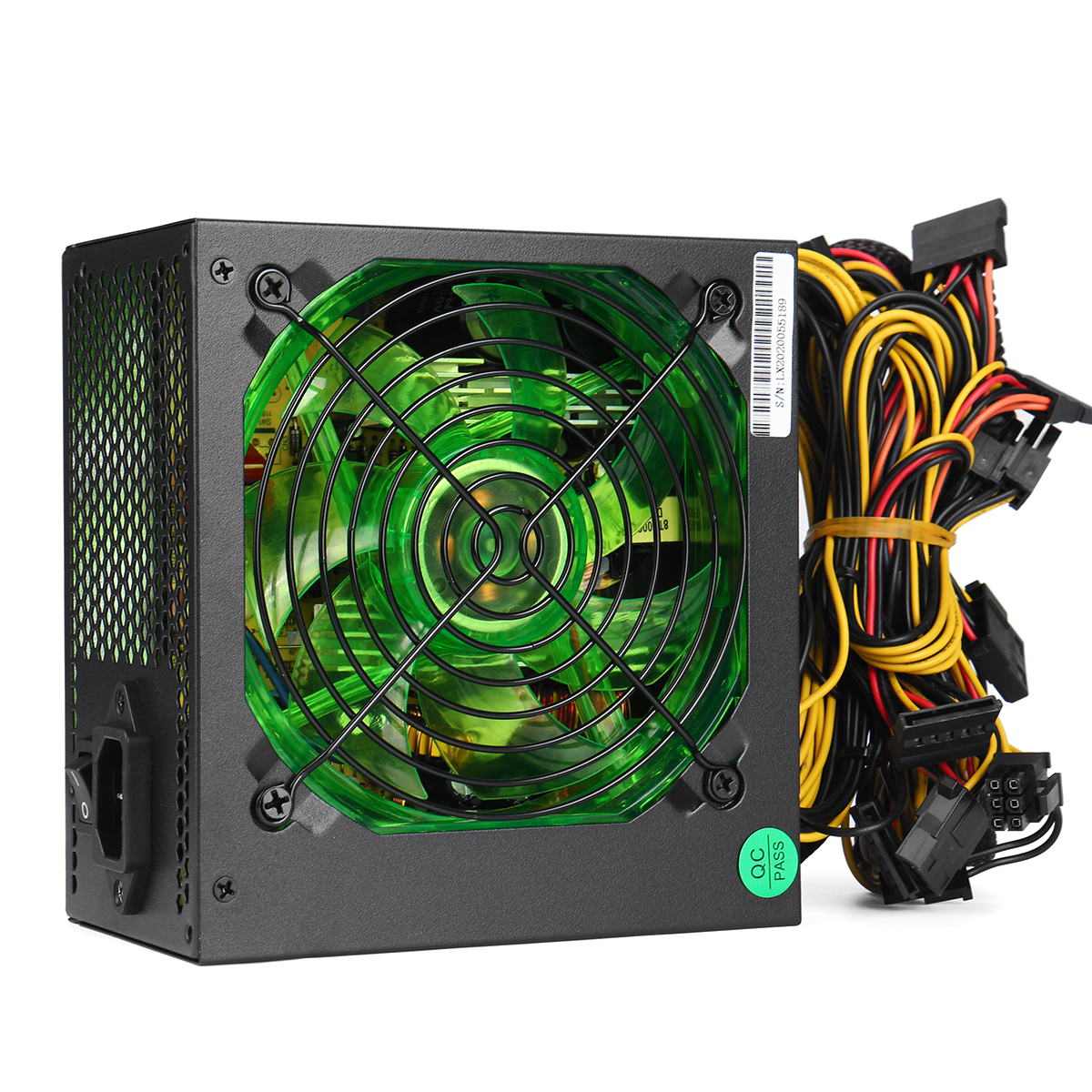 Find 700W 12CM Silent LED Fan PC Power Supply ATX Computer PSU SATA ATX PCI 24 PIN for Sale on Gipsybee.com with cryptocurrencies