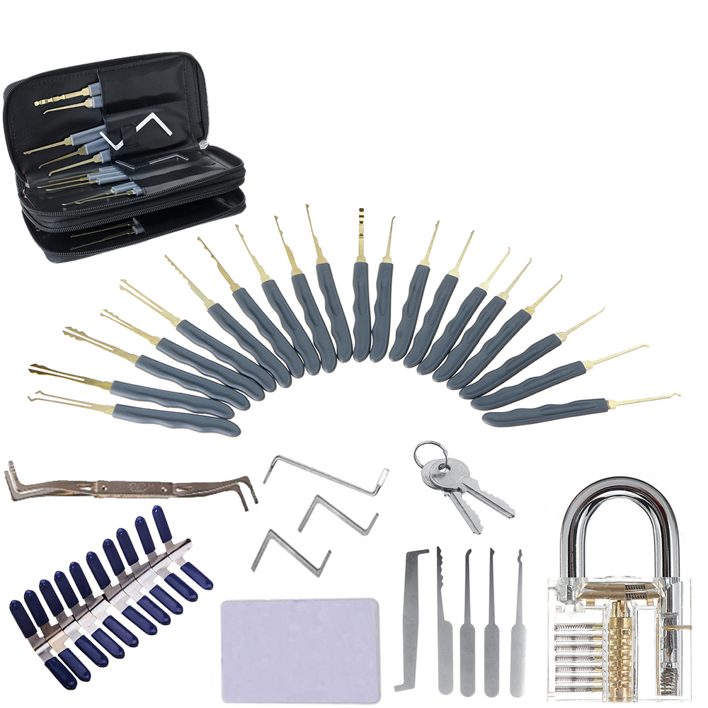 Find 44 Pcs Lock Repair Sets Unlocking Practice Lock Pick Key Extractor Padlock Kit for Sale on Gipsybee.com with cryptocurrencies