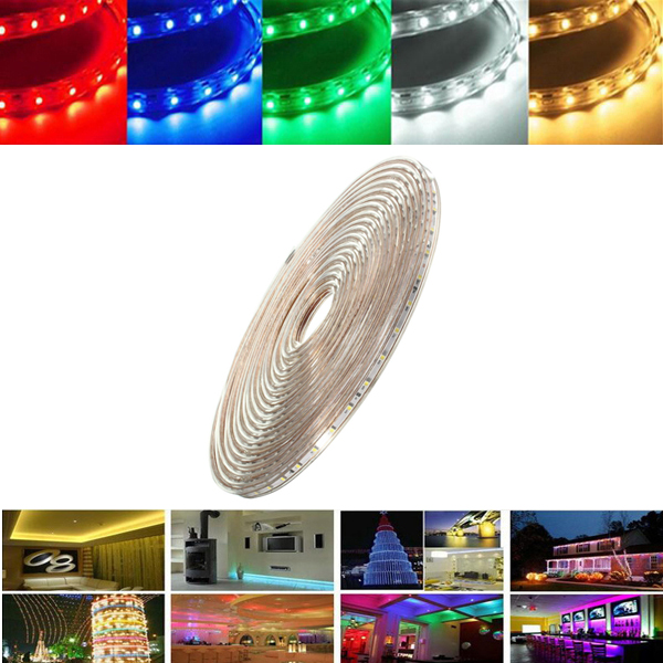 Find 7M 24 5W Waterproof IP67 SMD 3528 420 LED Strip Rope Light Christmas Party Outdoor AC 220V for Sale on Gipsybee.com with cryptocurrencies