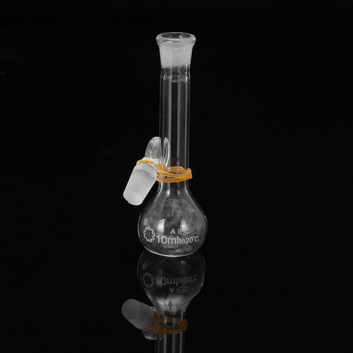 Find 10mL Clear Glass Volumetric Flask w/ Glass Stopper Lab Chemistry Glassware for Sale on Gipsybee.com with cryptocurrencies