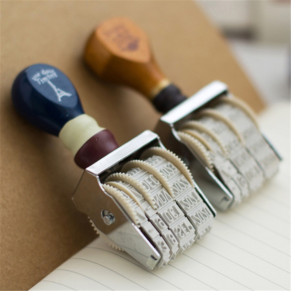 Find Vintage Date Seal Wooden Handle Date DIY Stamp Diy Stamps For Scrapbooking Stationery Decal Material School Supplies for Sale on Gipsybee.com with cryptocurrencies