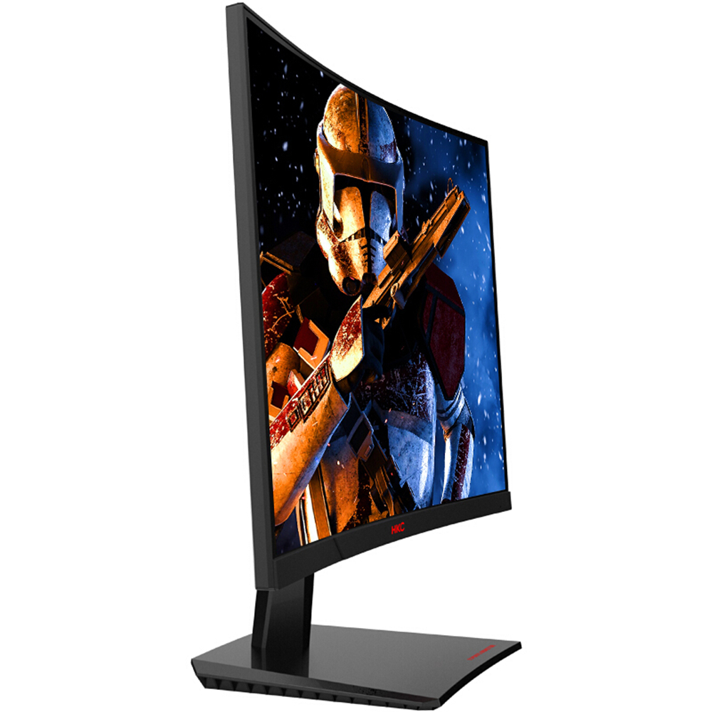 HKC GF40 23.6 inch Curved Monitor 1800R 4ms 144Hz VA Panel 1080P Resolution 178° Viewing Angle HD Ultra-thin Gaming Office Monitor 4