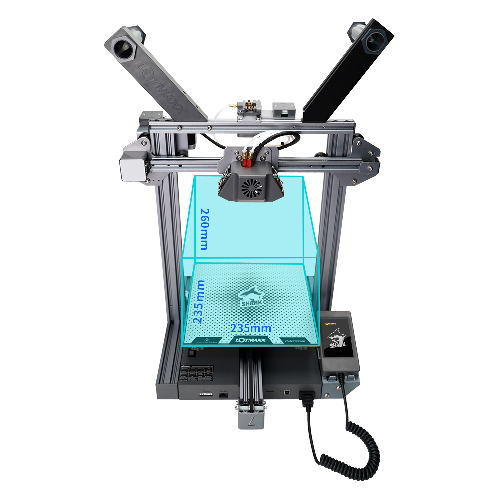 Find LOTMAXX SC 10 SHARK V2 3 in 1 3D Printer with Auto Levelling for Sale on Gipsybee.com with cryptocurrencies