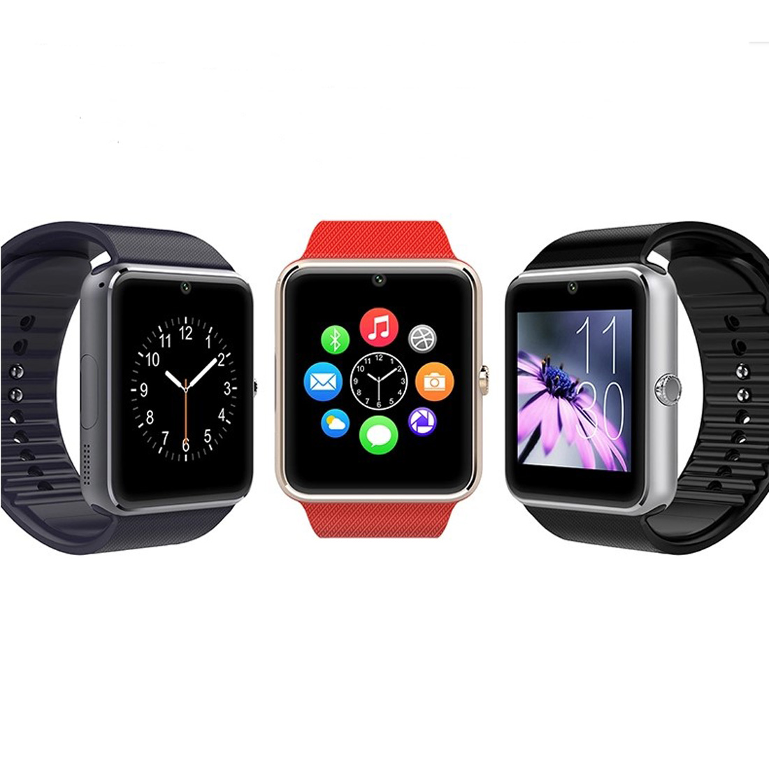 Find GT08 1.54 inch Touch Screen bluetooth Calling NFC Sedetary Reminder Sound Record Sports Smart Watch for Sale on Gipsybee.com with cryptocurrencies