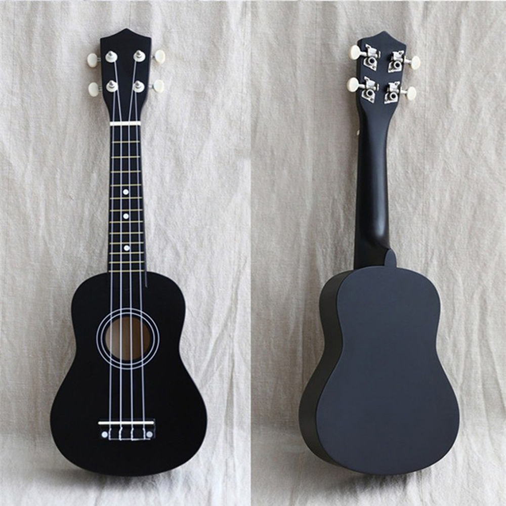 21 inches 12 Frets 4 Strings Portable Hawaiian Guitar Children's Ukulele with Bag Musical Instruments 5