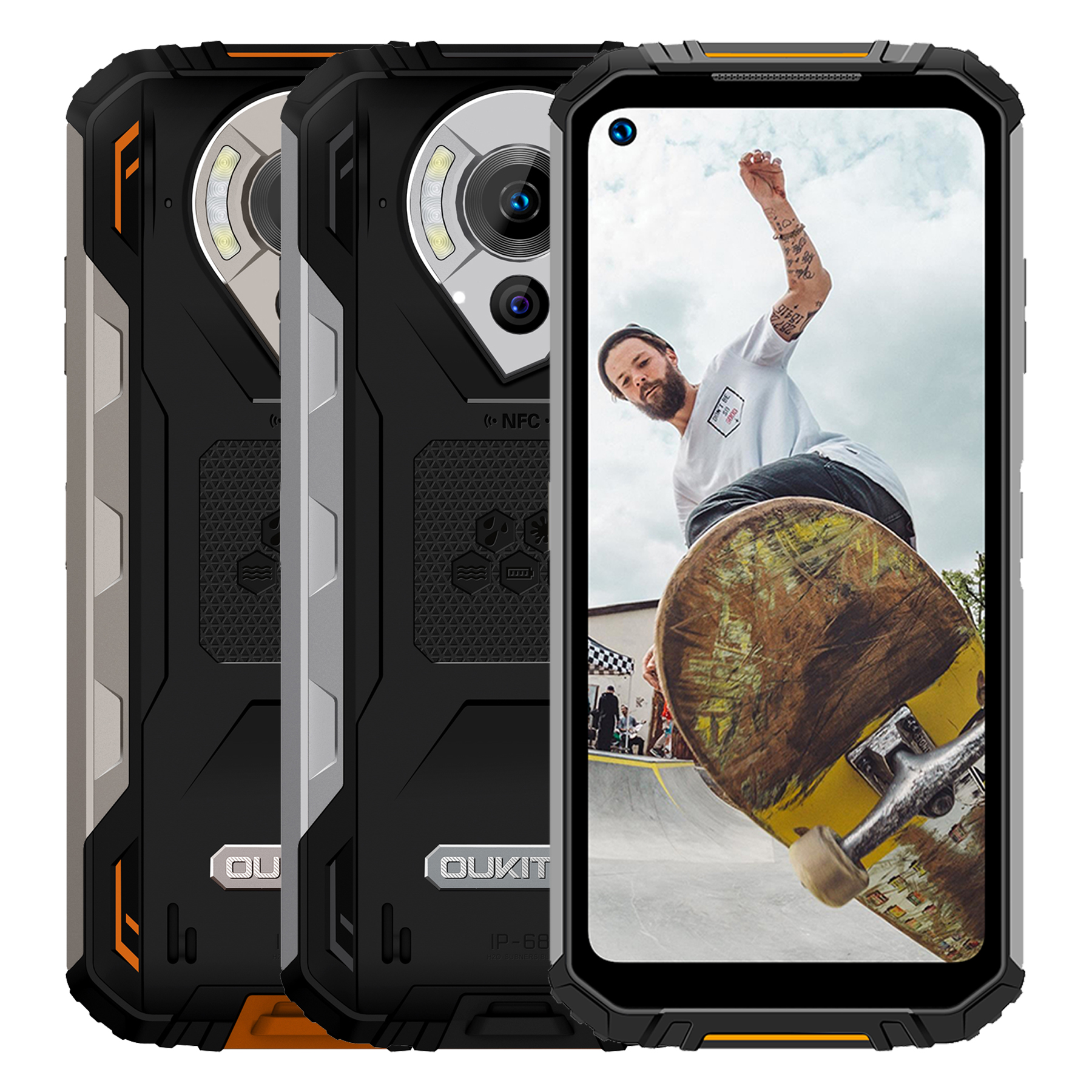 Find OUKITEL WP16 Global Bands NFC 10600mAh 8GB 128GB 20MP Night Vision Camera Helio P60 6 39 inch IP68 IP69K Waterproof 4G Rugged Smartphone for Sale on Gipsybee.com with cryptocurrencies
