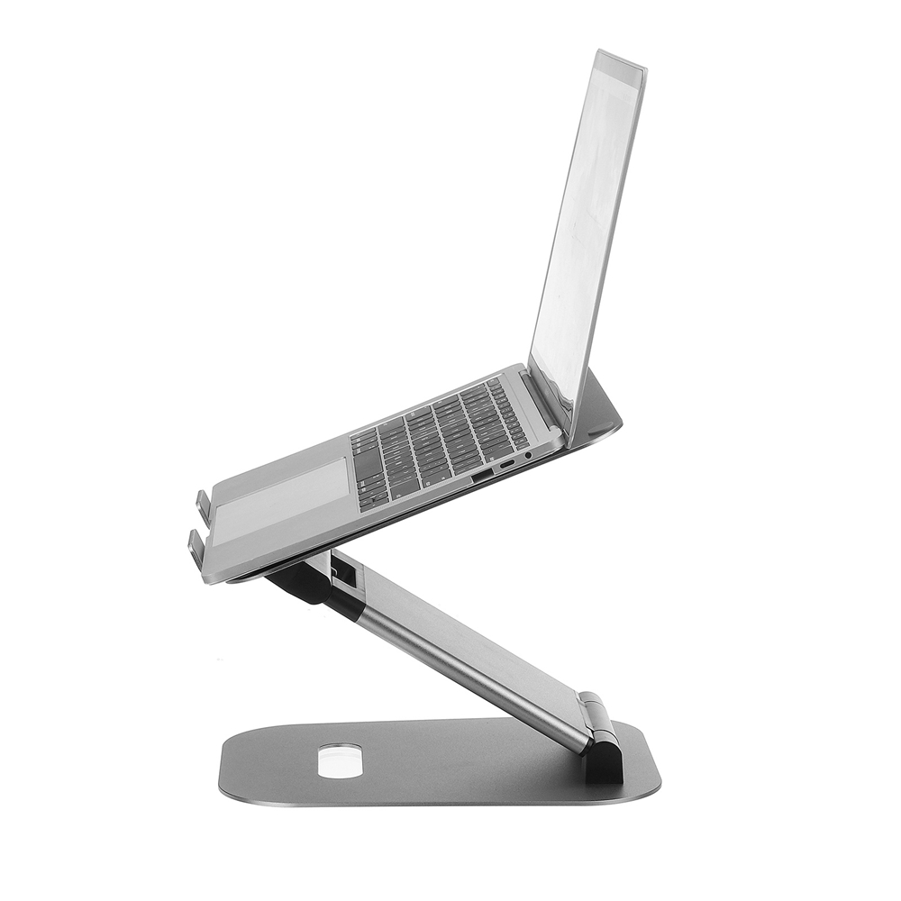 Find Laptop Stand Aluminium Alloy Height Angle Adjustable Portable Notebook Holder Bracket Home Office Supplies for Sale on Gipsybee.com with cryptocurrencies