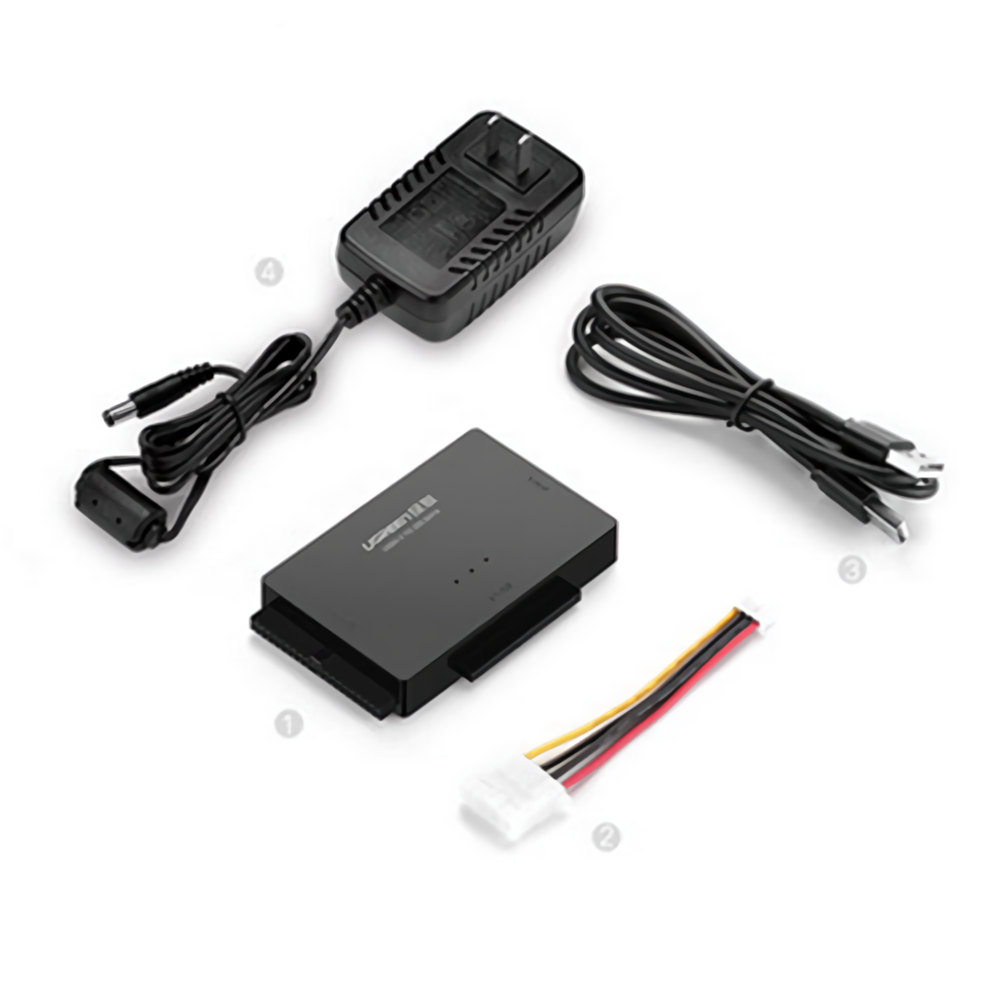 Find UGreen USB 3 0 To IDE SATA External Hard Drive Converter Cable Hard Drive Adapter With 12V Power Adapter for Sale on Gipsybee.com with cryptocurrencies