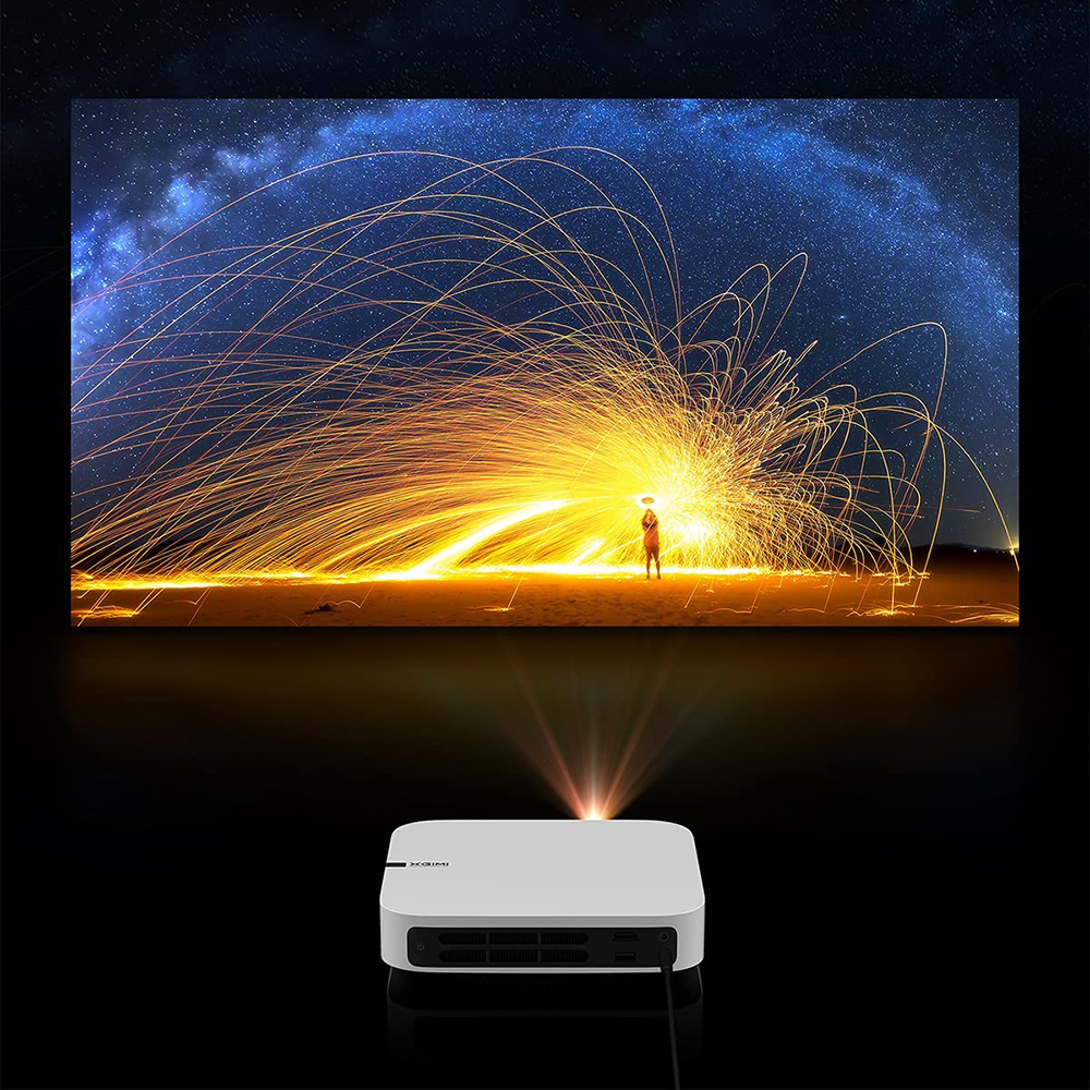 Find XGIMI Elfin Projector Android TV 10 0 OS Google Assistant Auto Focus Mini Portable Projector 1080P 800 ANSI Lumens HDMI 2 0 2 16GB bluetooth 5 0 for Home Outdoor Theater Projector Beamer for Sale on Gipsybee.com with cryptocurrencies