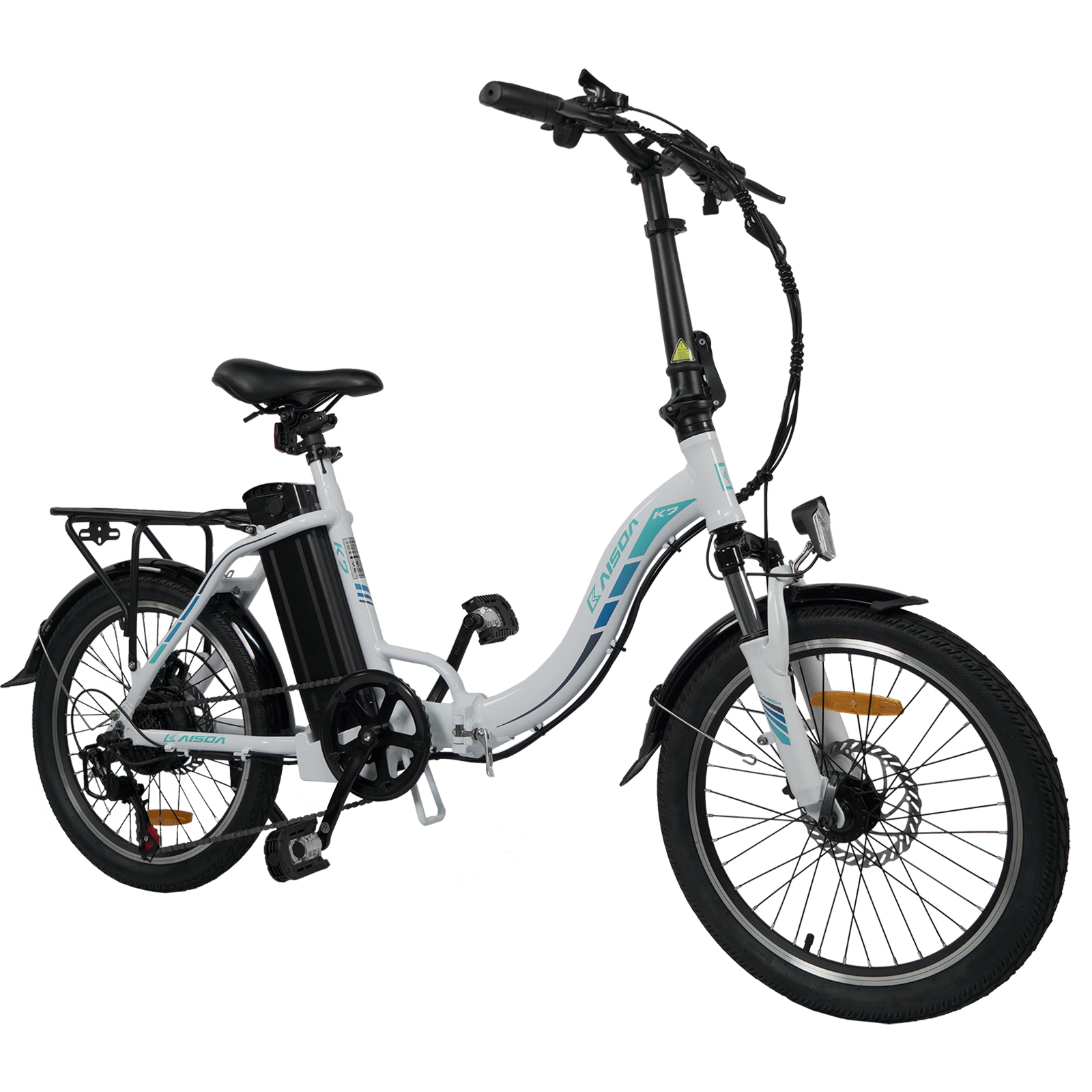 Find EU Direct KAISDA K7 36V 12 5AH 350W 20inch Electric Bicycle Disc Brake 45 75KM Mileage 120KG Payload Electric Bike for Sale on Gipsybee.com with cryptocurrencies