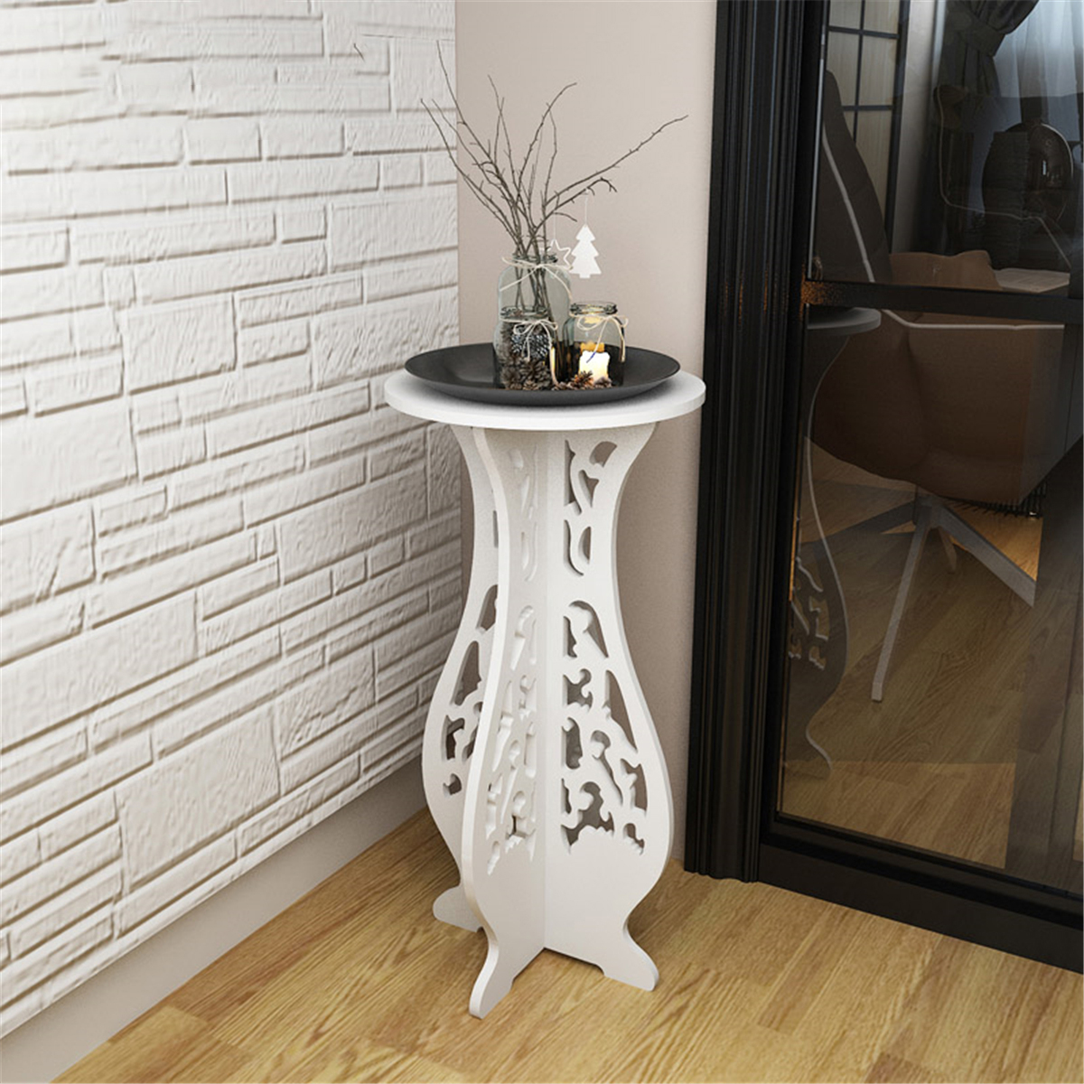Find Garfans Floor standing Simple Balcony Flower Stand European Style Indoor Outdoor Flower Pot Stand Bedroom Living Room Decoration Flower Stand for Sale on Gipsybee.com with cryptocurrencies
