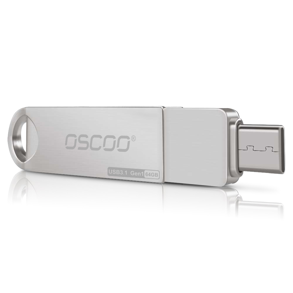 Find OSCOO 2 in 1 Type C USB3 1 GEN1 Flash Drive 360 Rotation Thumb Drive 32G 64G 128G 256G Support OTG Pendrive USB Disk for Sale on Gipsybee.com with cryptocurrencies