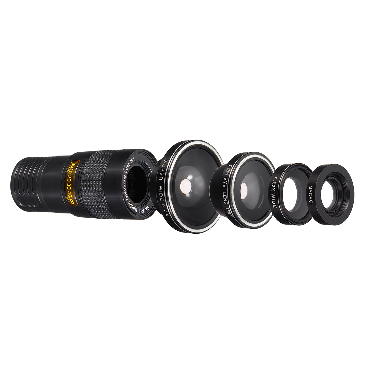 Find 5 In 1 Fisheye Wide Angle Marco Telephoto Lens CPL Lens For Mobile Phone for Sale on Gipsybee.com with cryptocurrencies