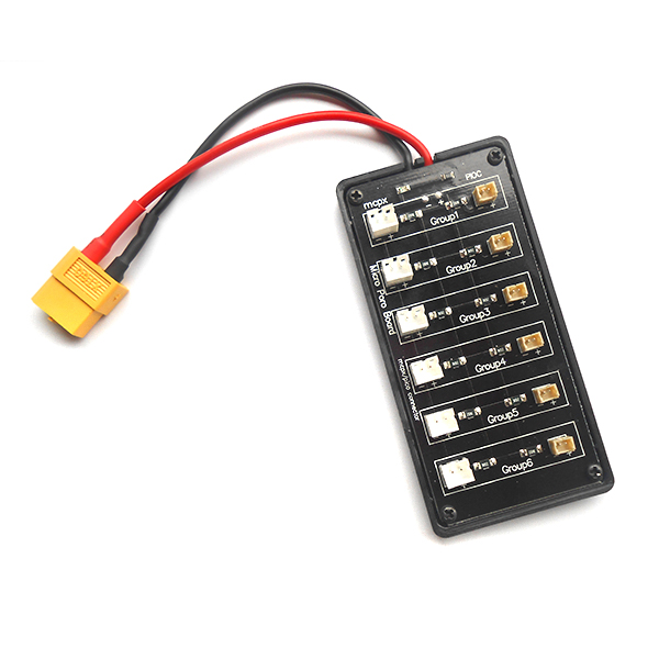 Battery Charging Board XT60 Plug for Blade Nano QX Tiny Whoop V911 JST-PH Parallel Connect Plate 1