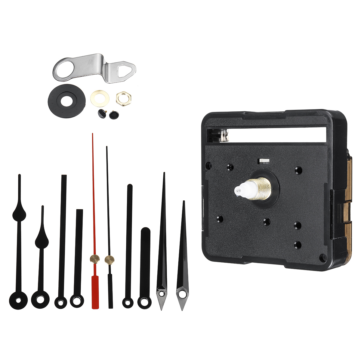Find Quartz Clock Movement Mechanism 4 Type DIY Kit Hour Minute Second Hand for Sale on Gipsybee.com with cryptocurrencies