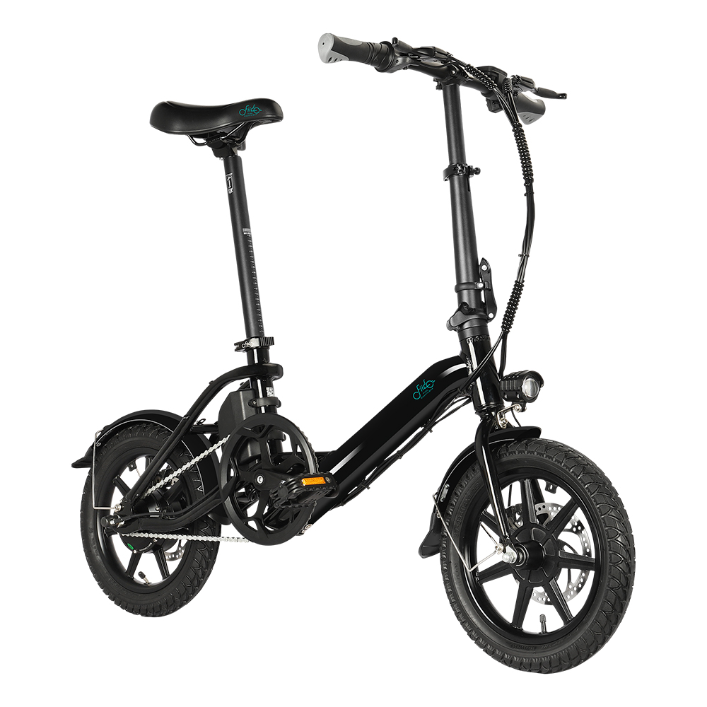 [SHIP TO UK] FIIDO D3 PRO 36V 250W 7.5Ah 14 Inches Folding Moped Electric Bicycle 25km/h Max 60KM Mileage 120Kg Max Load 3
