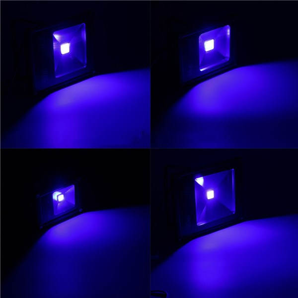 30W UV LED Projector Flood light 365/375/385/395/405/415NM Outdoor Waterproof Lamp AC85-265V  7