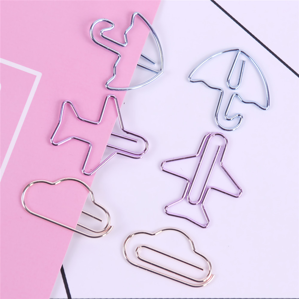 Find Deli 0055 12PCS Paper Clips Special Shape Notes Smooth Paper Clips DIY Bookmark Stationery Student Metal Binder Clips Notes Letter Paper Clips for Sale on Gipsybee.com with cryptocurrencies