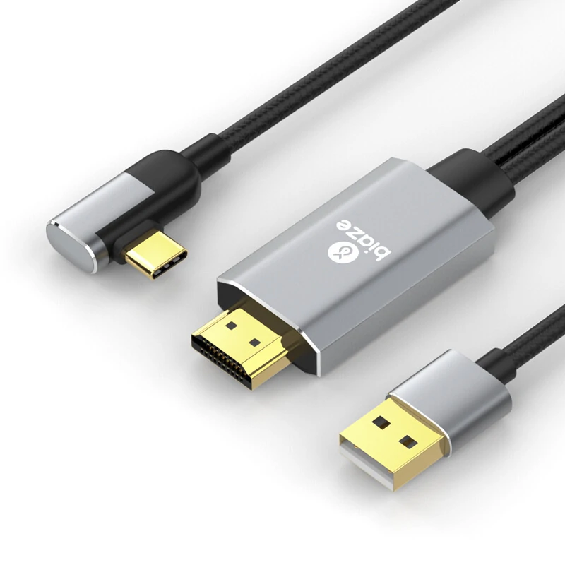 Find Biaze K39 Type C to HDMI Adapter Converter Cable with USB Port for MacBook Samsung Galaxy S9 S8 Huawei Mate 20 P20 Pro for Sale on Gipsybee.com
