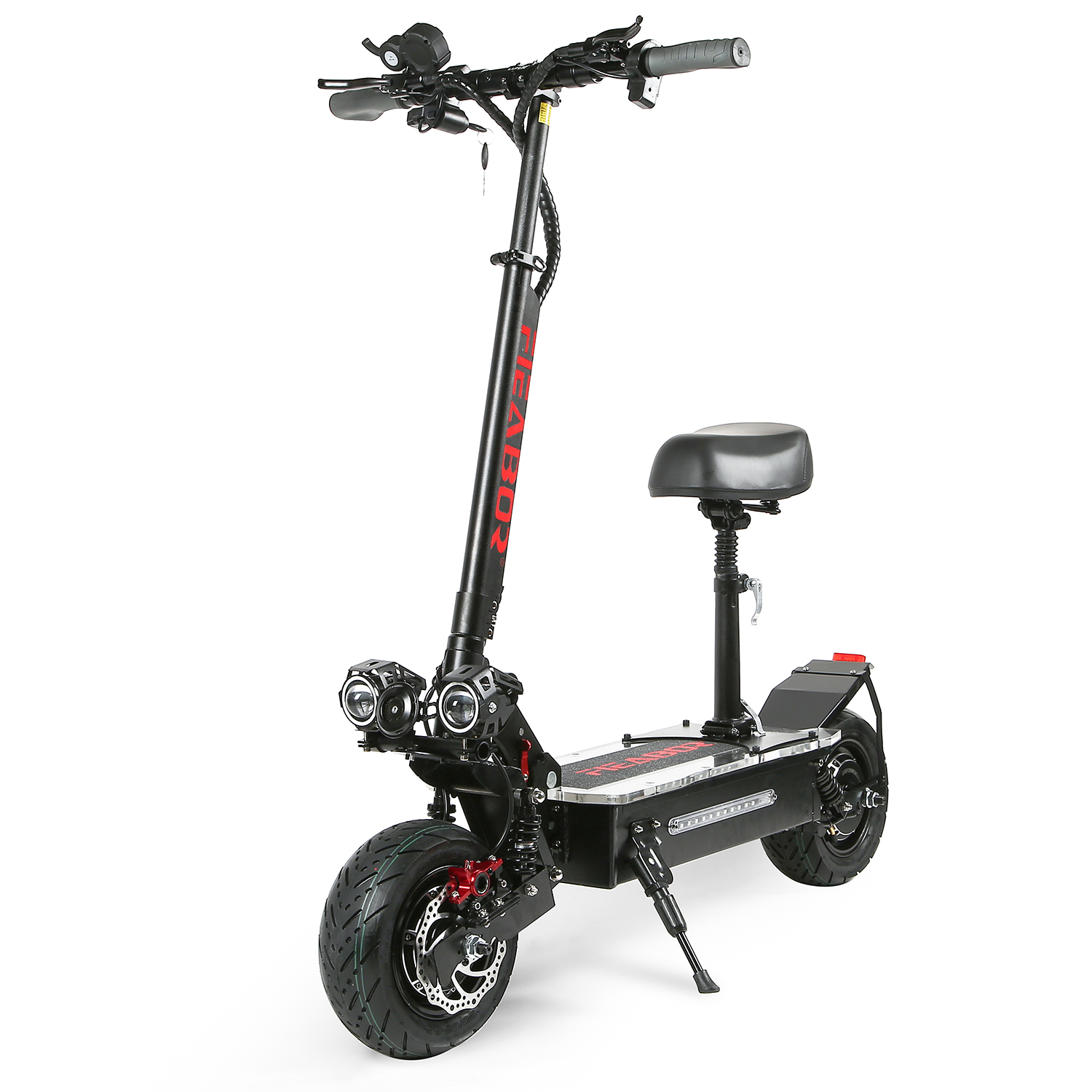 Find EU DIRECT FIEABOR Q06R Oil Brake 5600W 60V 27Ah Dual Motor 11 Inch Road Tire Electric Scooter 60 80Km Range 200Kg Max Load for Sale on Gipsybee.com with cryptocurrencies